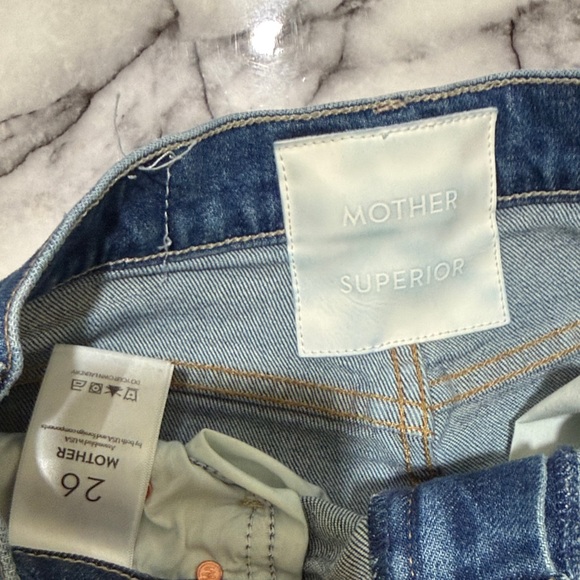 MOTHER The Lasso Sneak Jeans Size 26 - Picture 6 of 12